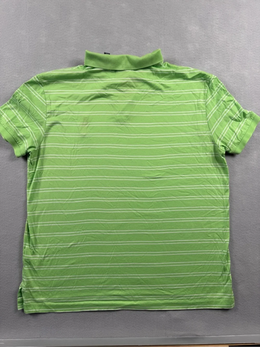 Polo Golf Ralph Lauren Big Pony Polo Shirt Men Large Green White Custom Fit